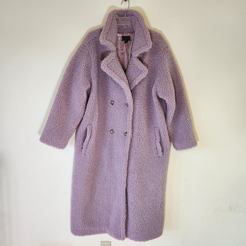 NWOT Dusty Lavender/Rose Pink Coat G by Guiliana Black Label 2XP